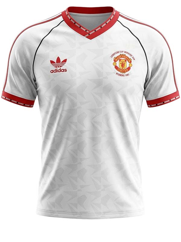 Manchester united away jersey mens retro shirt 1990-1991